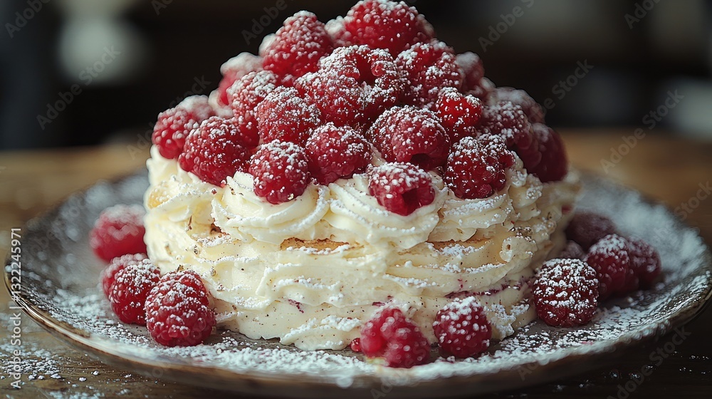 Raspberry cream cake Raspberry cream cake