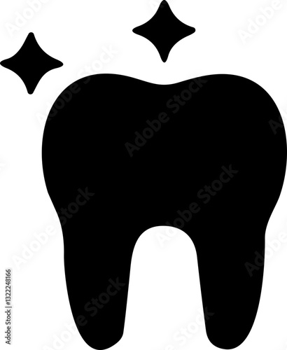 Dental flat Icon. Dentist, care, disease, teeth whitening, removal, broken, root canal, tooth filling and wisdom teeth. Vector illustration