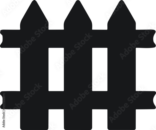 wooden fence vector, garden or farm palisade, gate or balustrade with picket. Enclosure railing, banister or fencing sections. Wooden fence and baluster. vector illustration