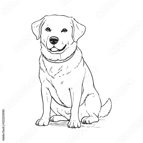 labrador retriever dog vectors
