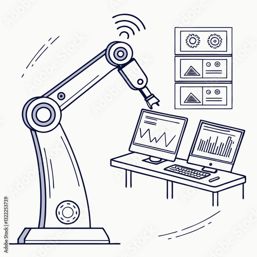 A smart robotic arm that automatically retracts when not needed.
