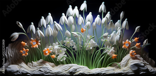 3D background for sublimation