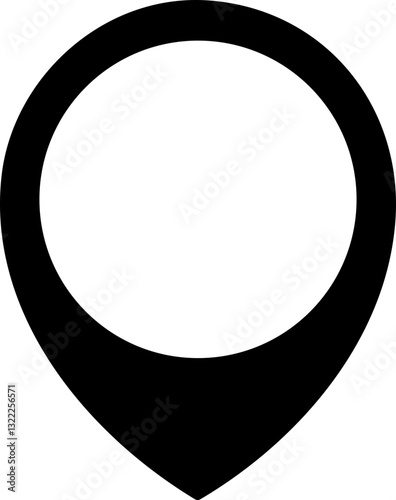 Modern map marker. Pinpoint. Location pin icon. Map pin place marker. Map marker pointer icon. GPS location symbol. Flat style vector