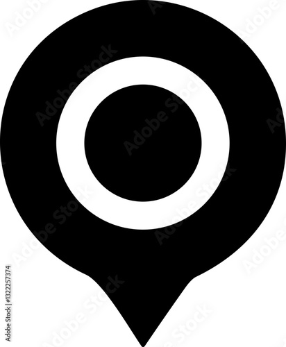 Modern map marker. Pinpoint. Location pin icon. Map pin place marker. Map marker pointer icon. GPS location symbol. Flat style vector