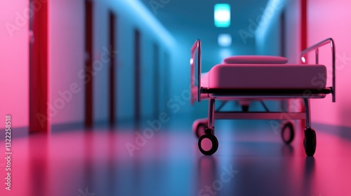 medical appreciation day, a contemporary hospital backdrop with superimposed medical symbols, commemorating nurses commitment for international nurses day
