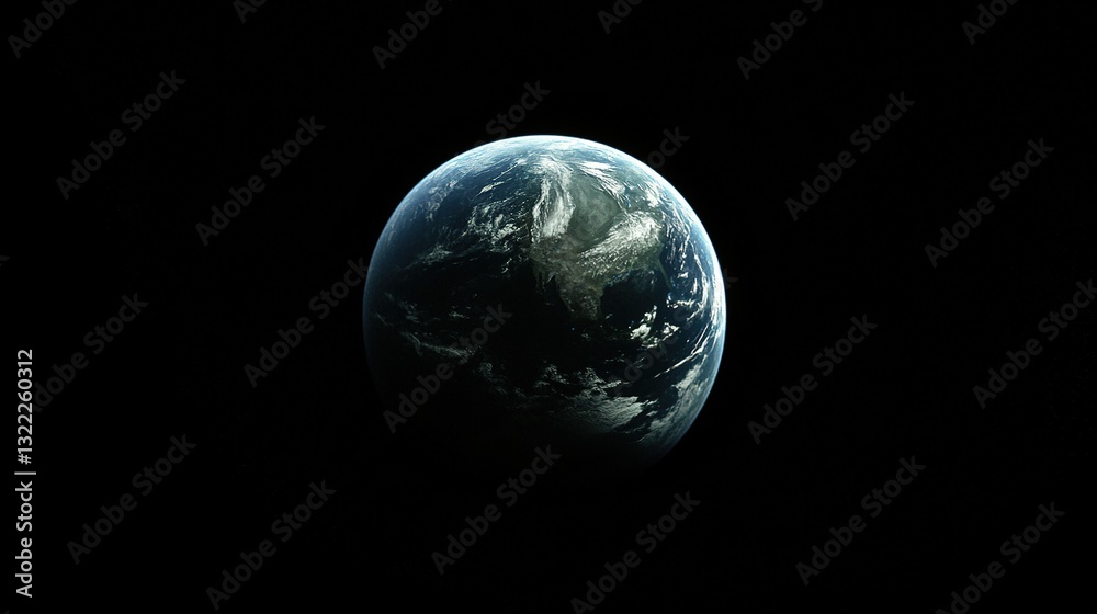 beautiful cloudy earth view from far away beautiful cloudy earth view from far away