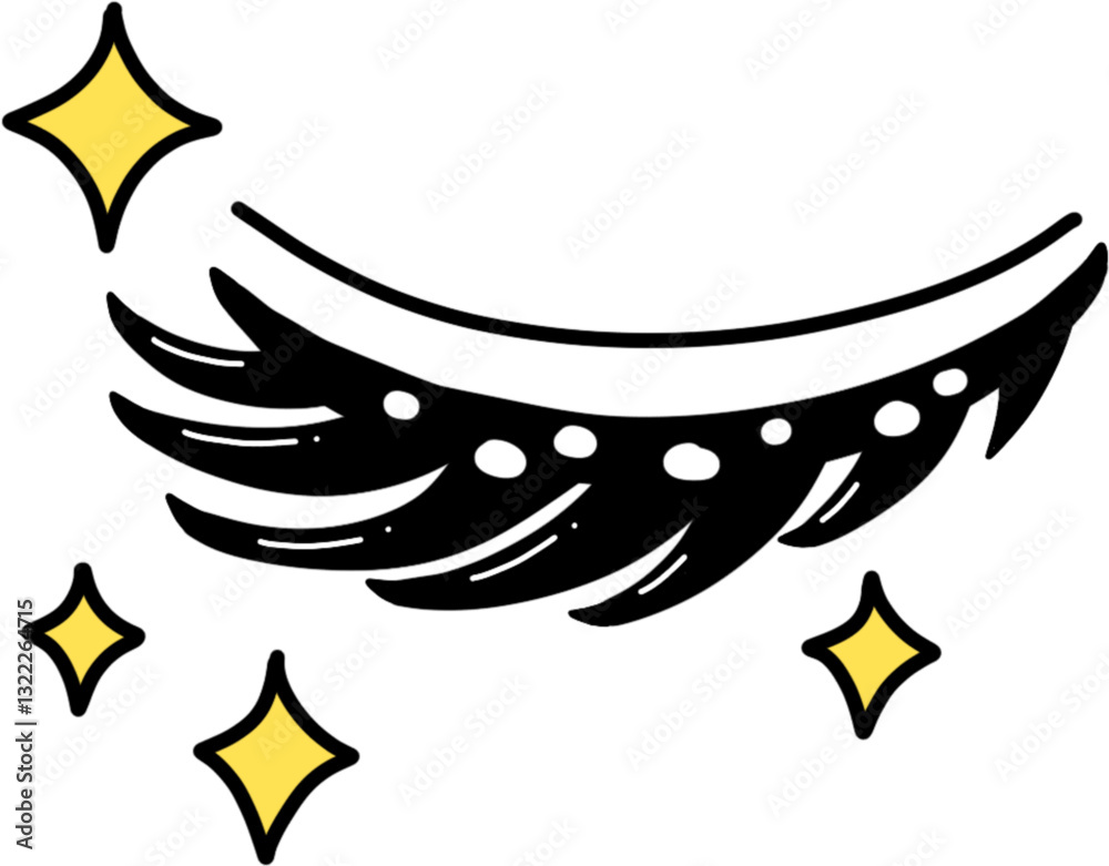 Obraz premium 속눈썹