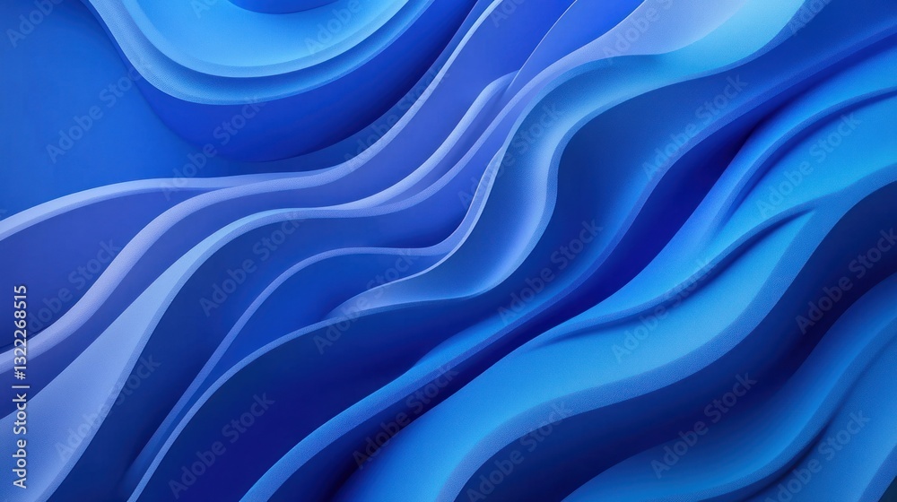Obraz premium Abstract Blue Waves Background