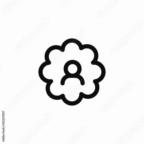 account services icon sign vector