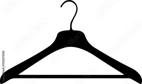 Hanger Icon Sign – Clothing Rack Vector for Closet or Retail Use