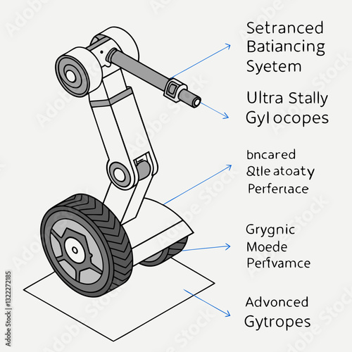 A robotic system with self-balancing gyroscopes for ultra-steady performance.
