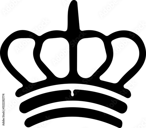 Crown icon. crown of king symbol. Hat or cap for royal prince or queen. Vector illustration