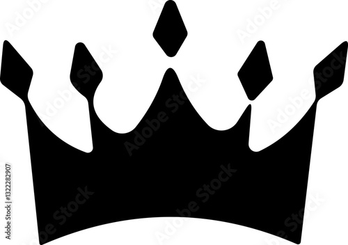 Crown icon. crown of king symbol. Hat or cap for royal prince or queen. Vector illustration