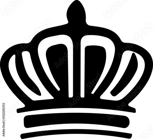 Crown icon. crown of king symbol. Hat or cap for royal prince or queen. Vector illustration