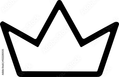 Crown icon. crown of king symbol. Hat or cap for royal prince or queen. Vector illustration
