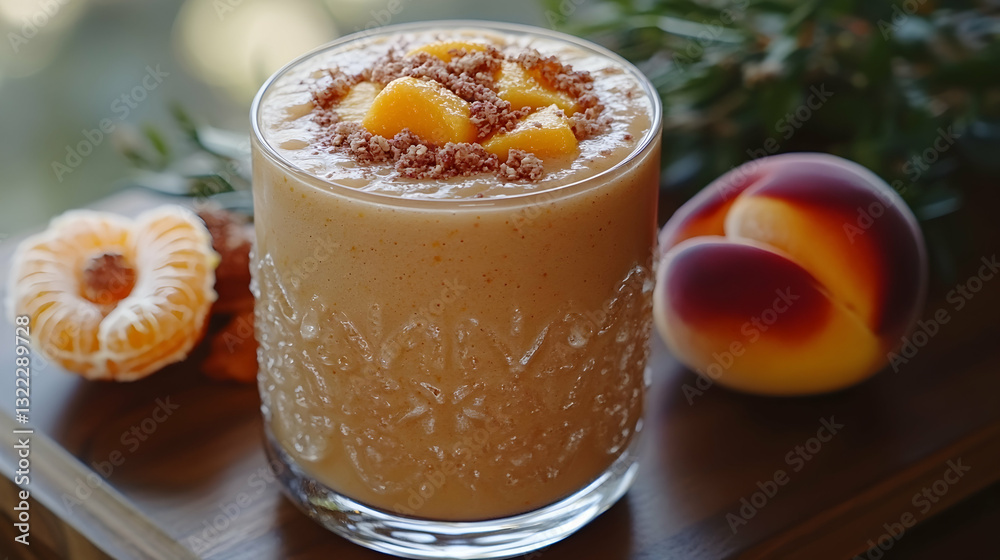 Creamy peach mango smoothie Creamy peach mango smoothie