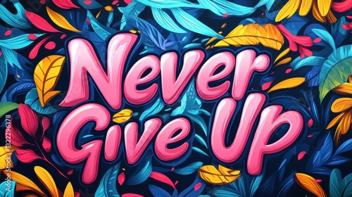 A vibrant sticker emblazoned with the inspiring inscription 