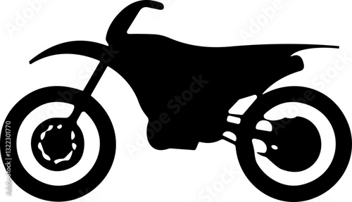 Motorbike . Motor transport, motorcycle delivery, motor cycle for motocross, bicycle activity, engine. Modern vehicles, scooter, bikes and choppers. Vector illustration. Motor or heavy bike