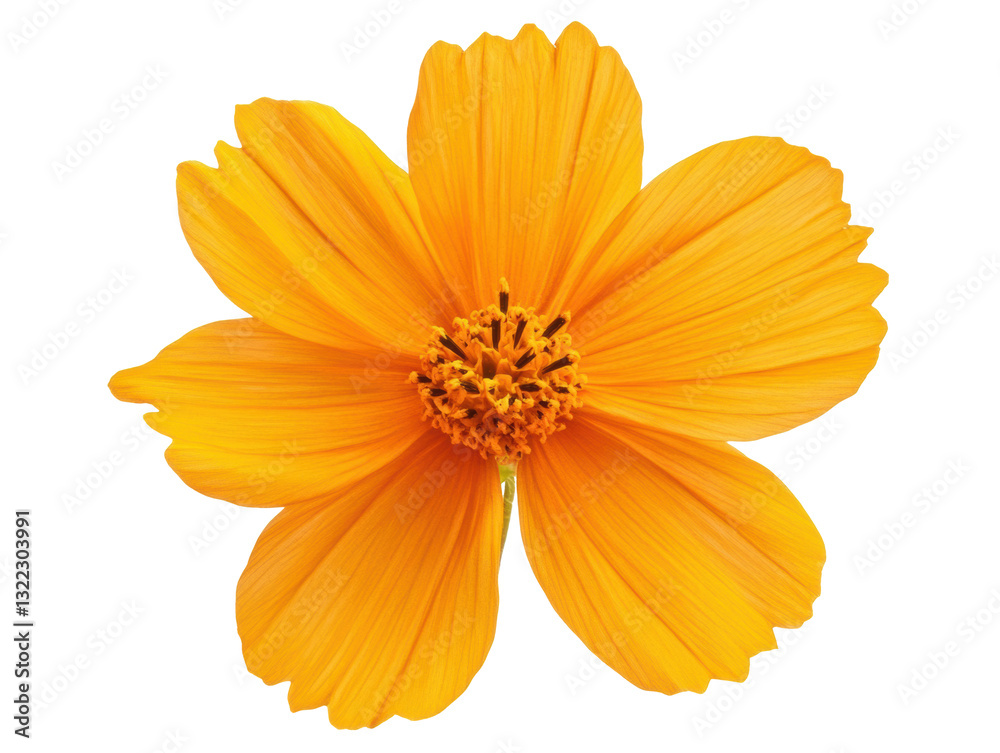 Obraz premium Bright yellow flower with delicate petals in natural setting
