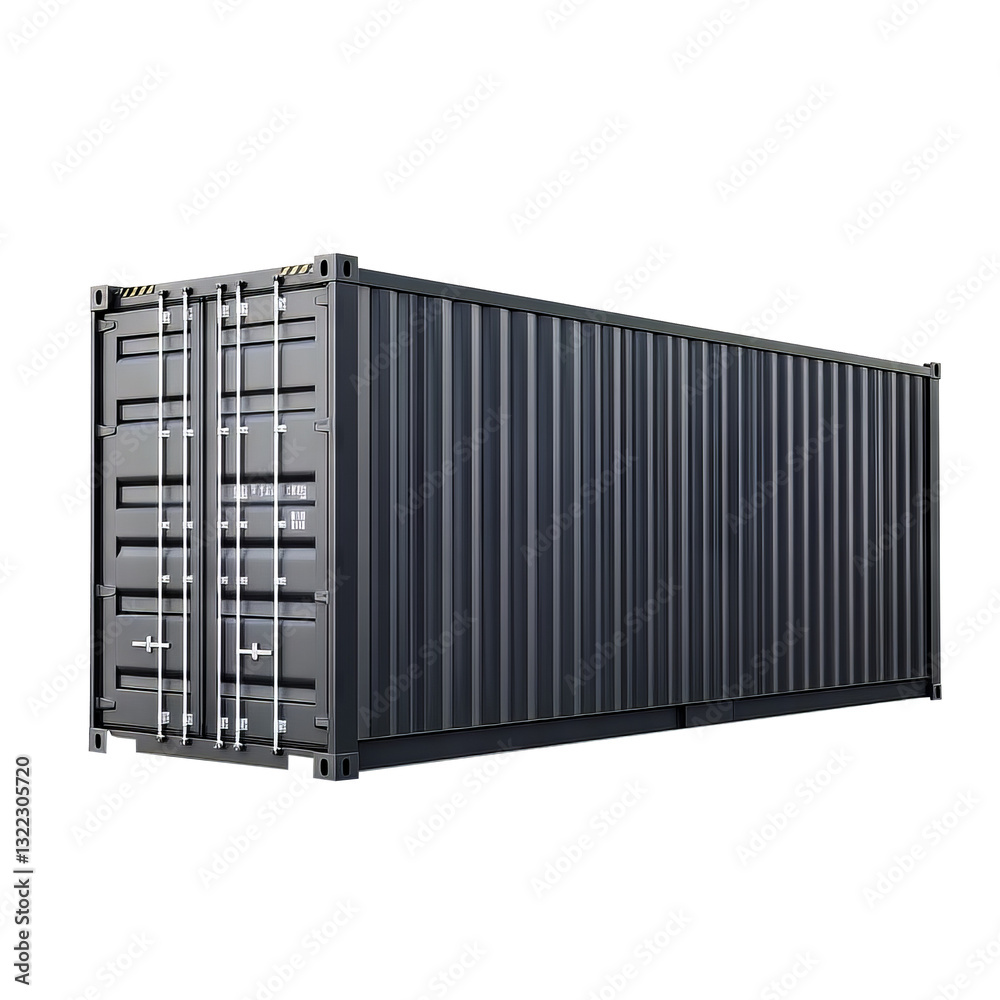 Black Shipping Container PNG with Transparent Background Black Shipping Container PNG with Transparent Background