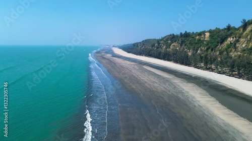 Aerial Drone Footage of the World’s Longest Beach | Cox’s Bazar, Bangladesh
