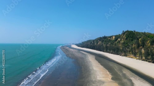 Aerial Drone Footage of the World’s Longest Beach | Cox’s Bazar, Bangladesh