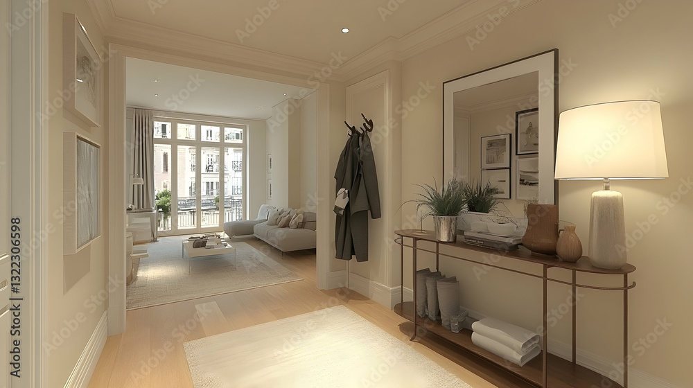 Fototapeta premium Modern Entryway, Light & Airy