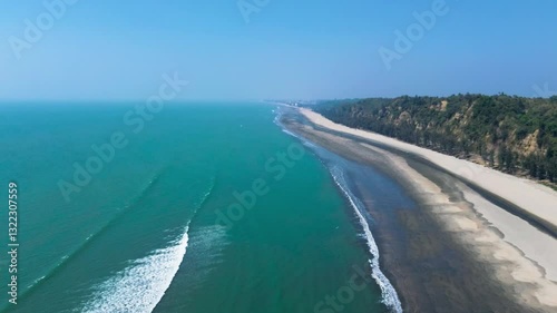 Drone View of Cox’s Bazar, Bangladesh | The World’s Longest Sea Beach in Bangladesh
