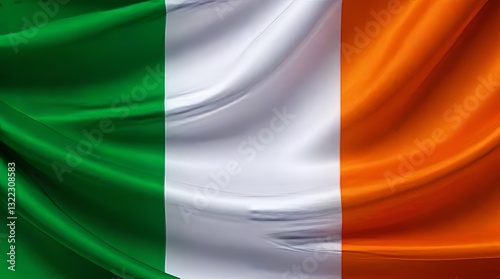 flag of ireland isolated background