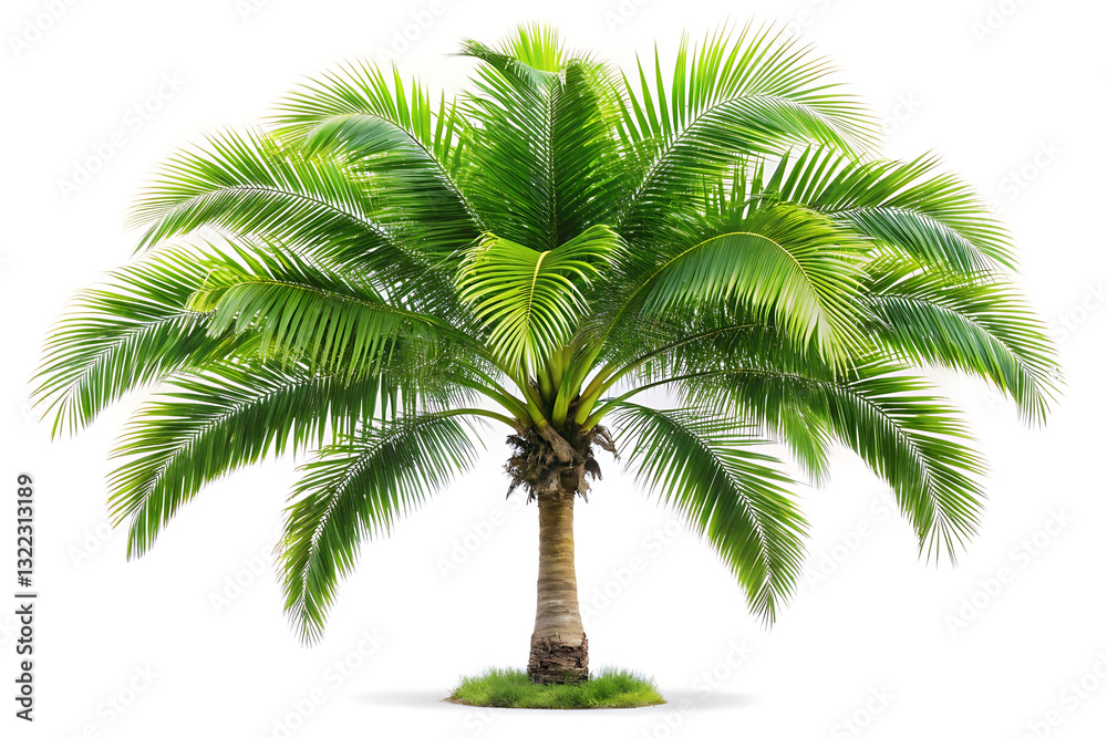 Obraz premium palm tree image isolated on white background