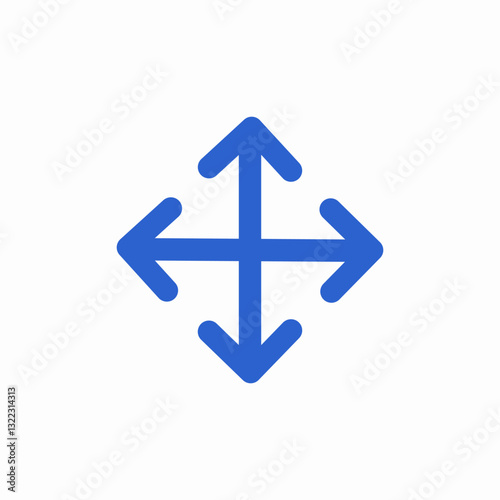 move object icon sign vector