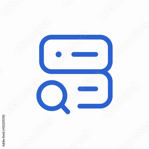 server search icon sign vector