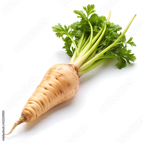 parsnip image isolated with white