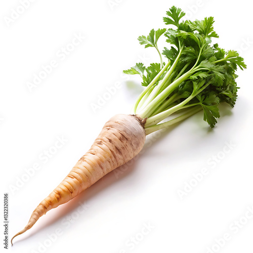 parsnip image isolated with white background