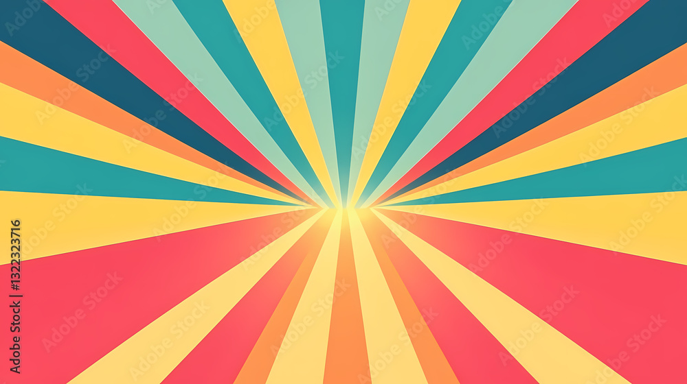 Sunray effect background with contrasting coloured.alternating rays radiate outward, creating a dynamic, energetic pattern. Radiance Burst. Illustration Sunray effect background with contrasting coloured.alternating rays radiate outward, creating a dynamic, energetic pattern. Radiance Burst. Illustration