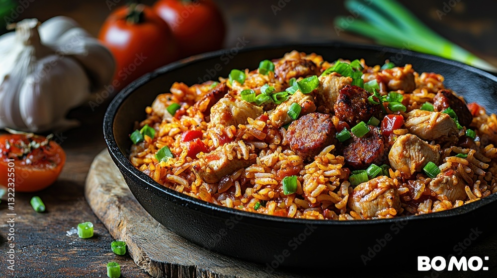 Delicious Cajun Chicken and Andouille Sausage Jambalaya Delicious Cajun Chicken and Andouille Sausage Jambalaya