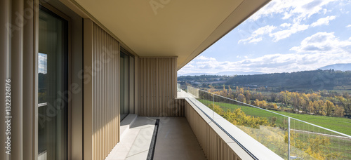 Modern sustainable design with scenic views and efficient features