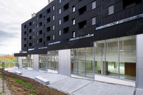 Modern building displaying sustainable architecture and design