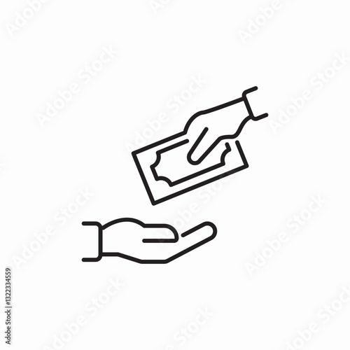 cash payment icon sign vector