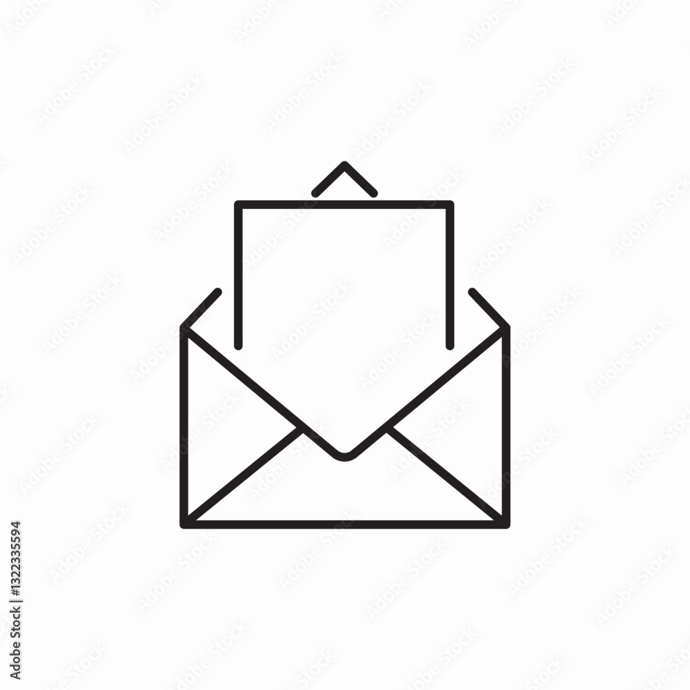 email file icon sign vector email file icon sign vector
