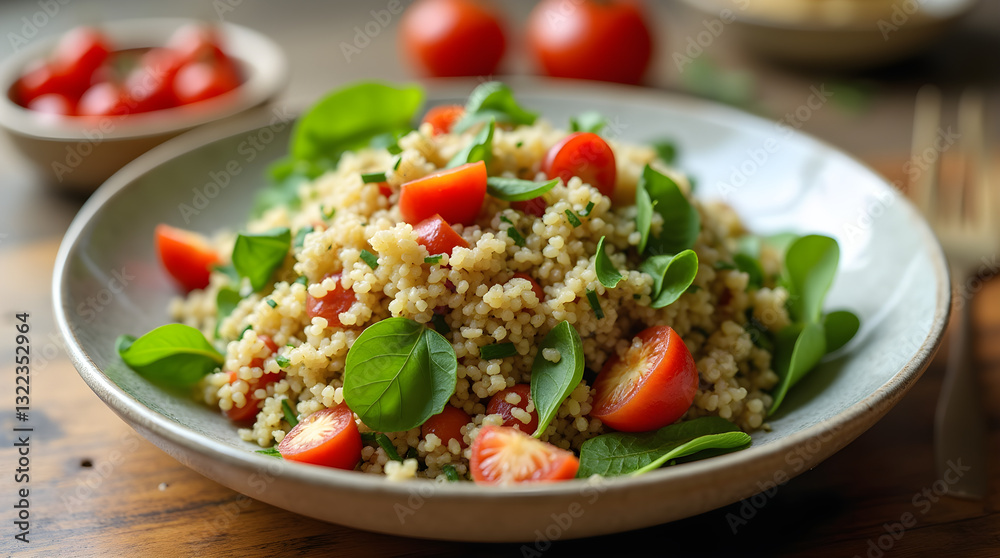 Healthy Couscous Tomato Spinach Salad Healthy Couscous Tomato Spinach Salad