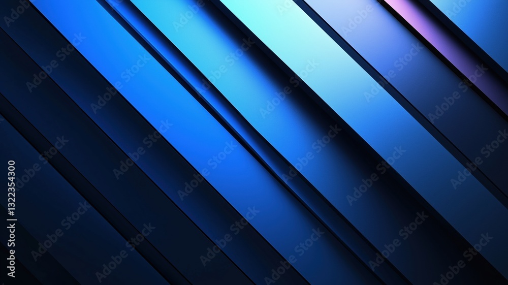 Dynamic Blue Stripes Creating a Modern Aesthetic