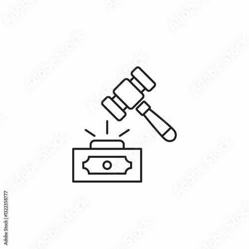 finances decision icon sign vector