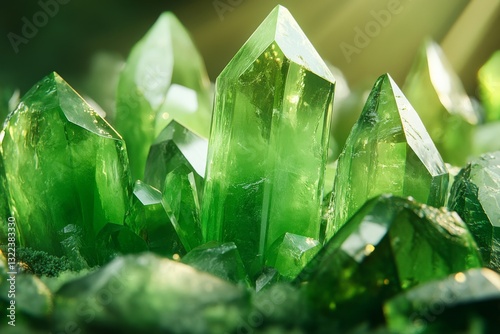 A woodland consisting purely of living crystalline nature