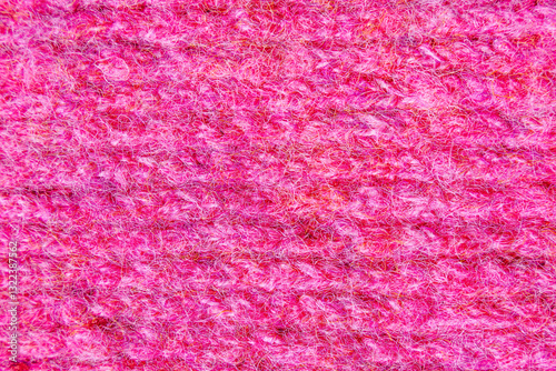 Pink knitwear texture background, soft natural wool texture, knitted fabric.