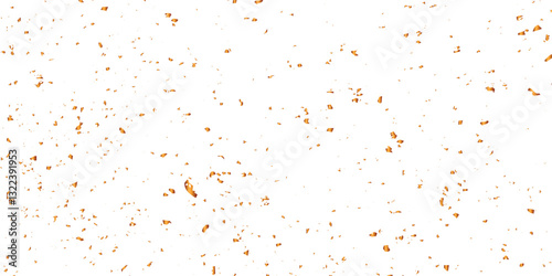 Abstract luxury golden confetti glitter and dust falling down on transparent background. Shiny glittering dust background. Vector illustration.