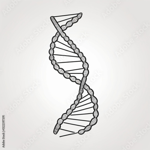 The dna icon. DNA symbol. 