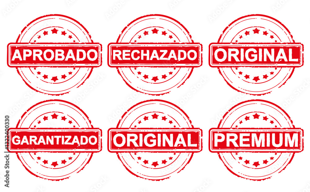 set de sellos