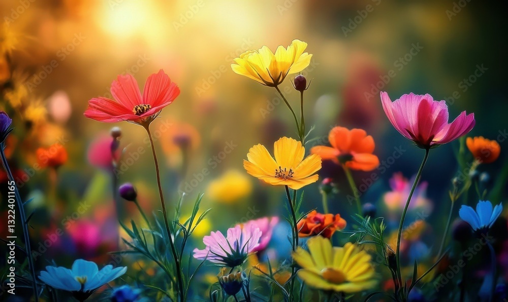 Beautiful multiverse flowers blooming in a magical garden, multiverse, flowers, blooming, magical, garden, vibrant, colors Beautiful multiverse flowers blooming in a magical garden, multiverse, flowers, blooming, magical, garden, vibrant, colors