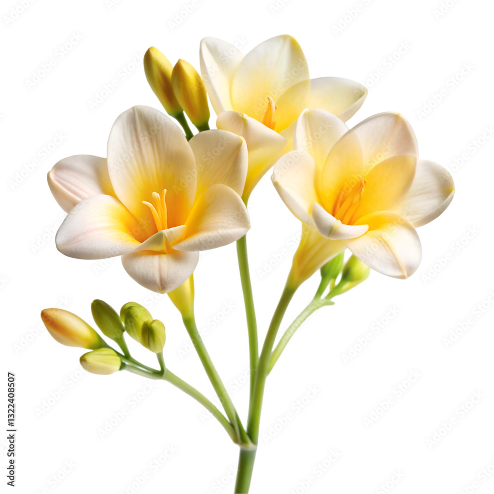 Fototapeta premium frangipani flower isolated on white background
